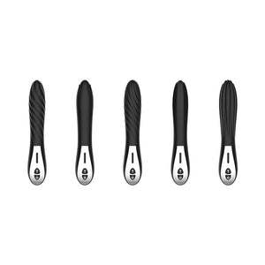 THE ENCHANTRESS Minimalist Design Single Vibrator Wand Messager with 5 Surface Options - Soloplays.com,adult toy,sex toy,orgasm toy,vibrator,massager,penis pump,vagina,realistic dildo,realistic pussy 