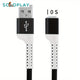 SOLOPLAY Nylon Braided USB Data Cable Mobile Phone Fast Charge Line For l Phone