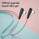 SOLOPLAY 100CM/ 39.37in TYPE-C elbow fast charging liquid soft rubber data cable is suitable for data cable Xiaomi Huawei mobile phone