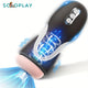 SOLOPLAY 1pc mens fully automatic male masturbation cup male masturbator with 10 frequency vibration 7 frequency suction 3 sounds one click burst tpe abs material usb pin hole charging mens endurance calciner