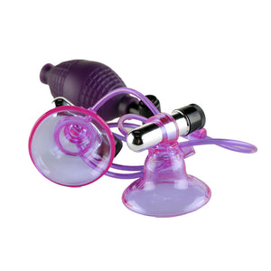Vacuum Suction Vibrating Breast Massager Waterproof Nipple Stimulators