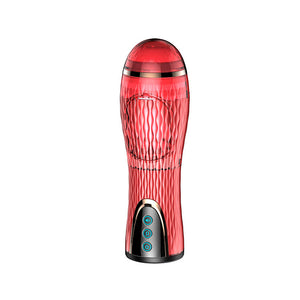 Automatic Masturbator 4 Frequencies Realistic Vagina Pussy Sucking Vibrating Masturbation Cup Telescopic Pussy Licking Toy Sex Machine for Men - Soloplays.com,adult toy,sex toy,orgasm toy,vibrator,massager,penis pump,vagina,realistic dildo,realistic pussy 