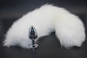 Stainless Steel Fox Tail Anal Plug Sex Toys For Woman And Men Adult Accessories
