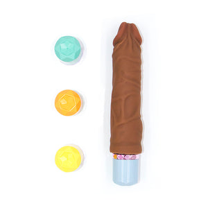 Soloplay Realistic Silicone Dildo with Bulging Veins Electro-magnetic Motor Thrusting Mode Simulating Real Sex Movement AAA Battery - Soloplays.com,adult toy,sex toy,orgasm toy,vibrator,massager,penis pump,vagina,realistic dildo,realistic pussy 