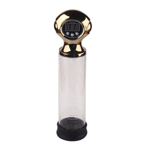 Soloplay Auto-Pressure Male Transparent Prolong Enhancer/Erection Vacuum Pump with Digital Pressure Display - Soloplays.com,adult toy,sex toy,orgasm toy,vibrator,massager,penis pump,vagina,realistic dildo,realistic pussy 